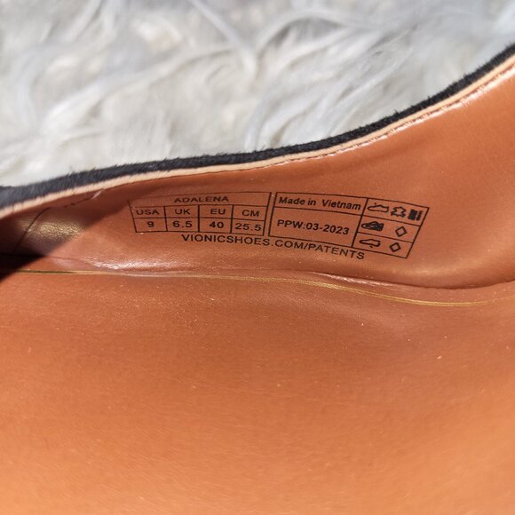 Vionic Adalena Women's Slingback Heeled Dress Shoe Black Suede - 9 Medium - Picture 7 of 9